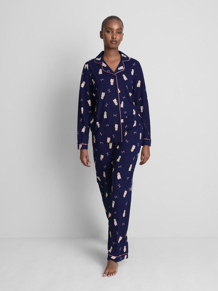 Primark Printed Button-Through Boyfriend Pyjamas