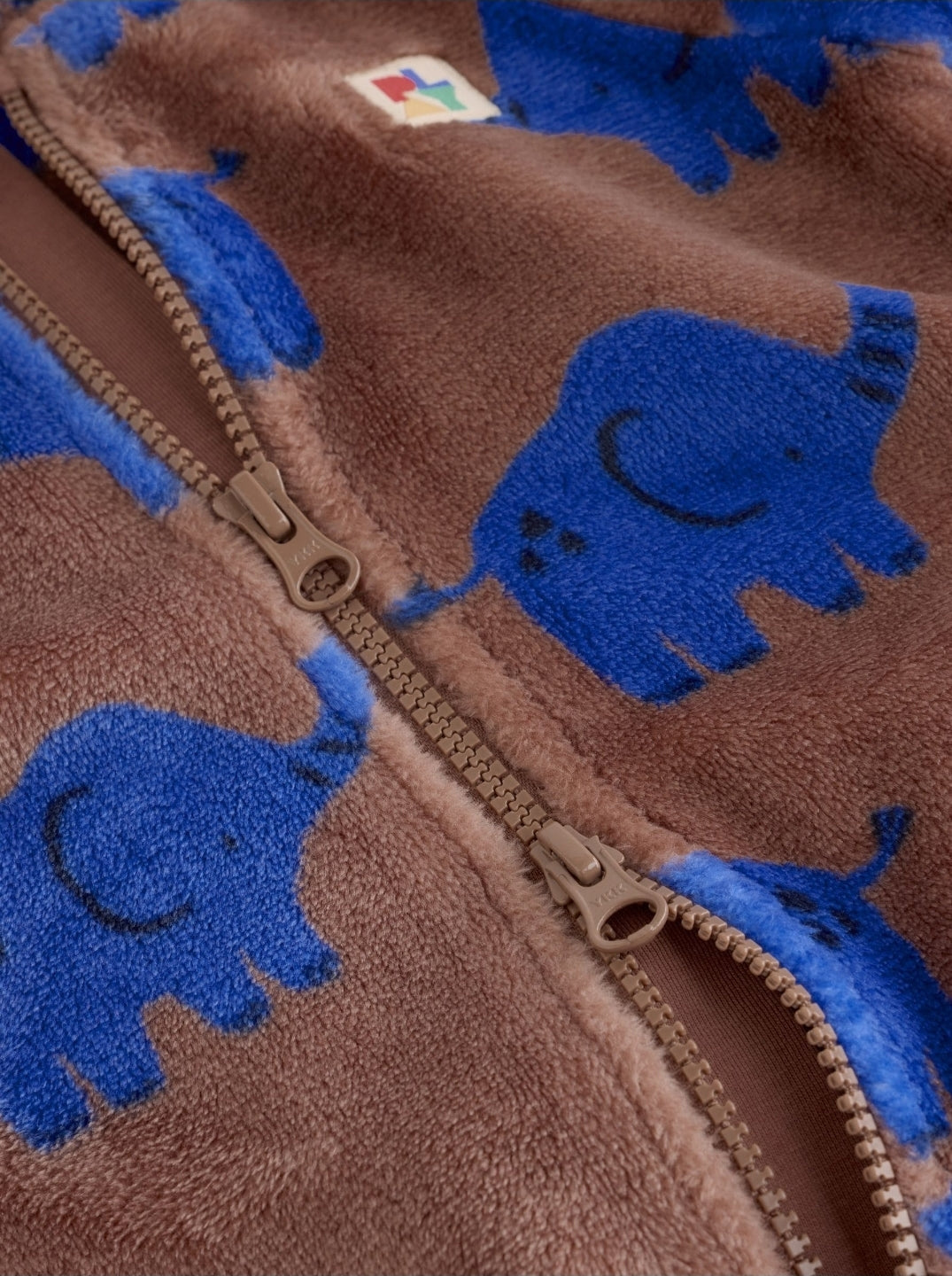 Brown Elephant Fleece Baby
Sleepsuit
