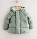 Sage Green Baby Puffer Jacket