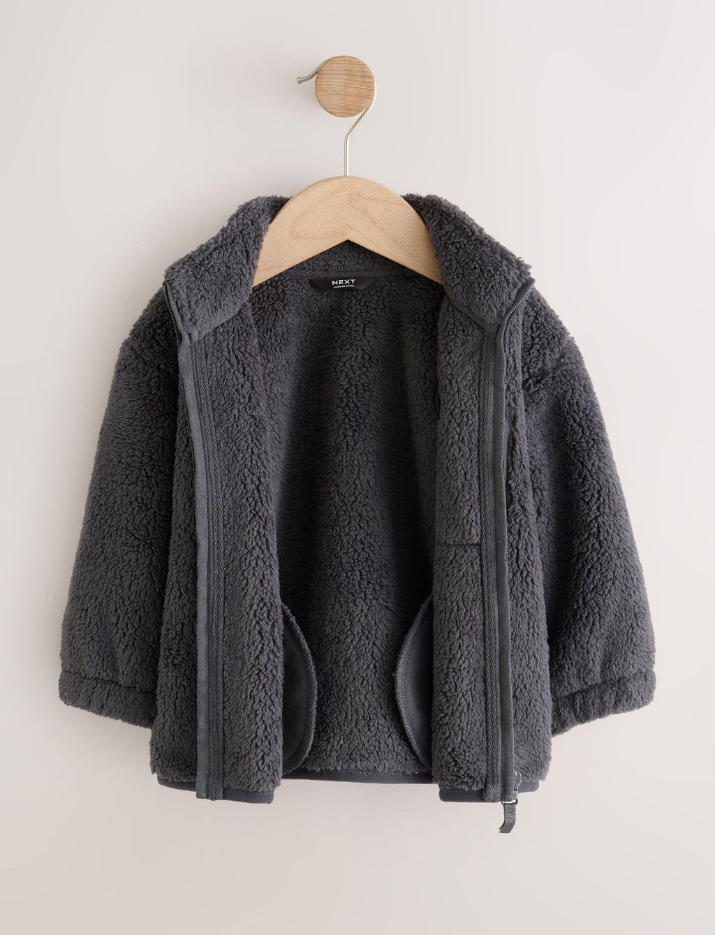 Charcoal Grey Zip Up Fleece