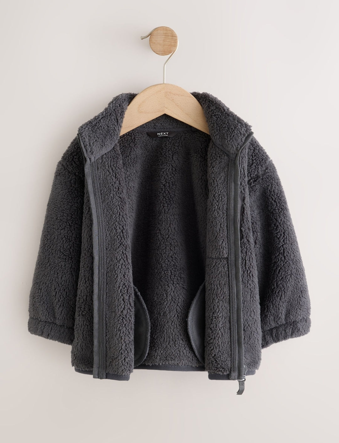 Charcoal Grey Zip Up Fleece