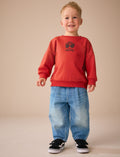 Mid Blue Denim Barrel Jeans