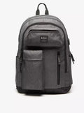 Lee Cooper Solid Backpack with Adjustable Straps and Zip Closure - 32x15x47 cm