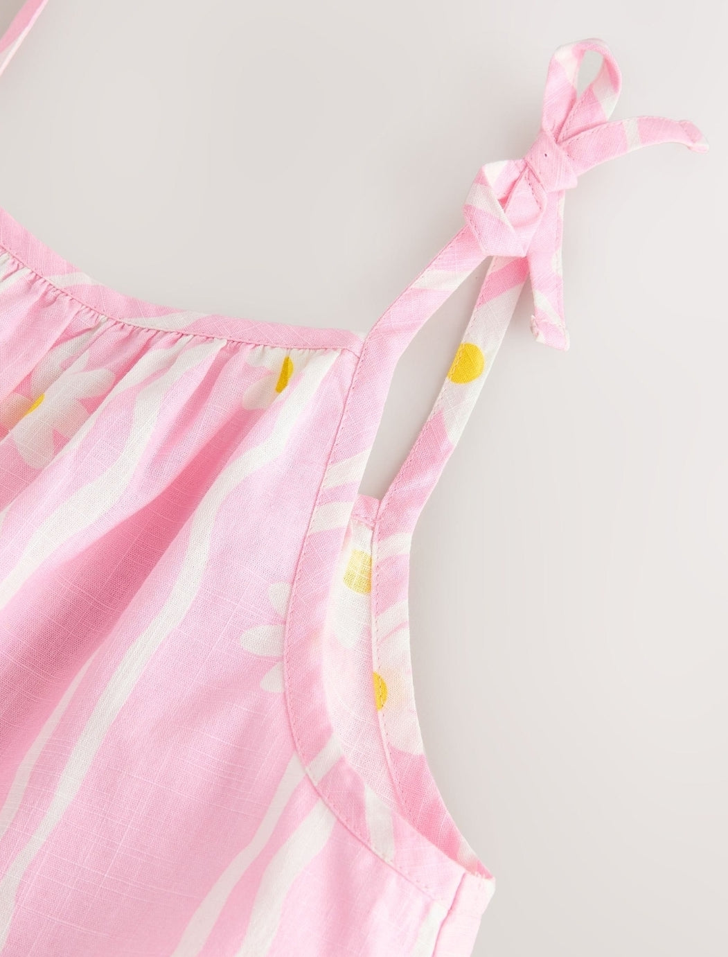 Pink Floral Angel Sleeve Dress