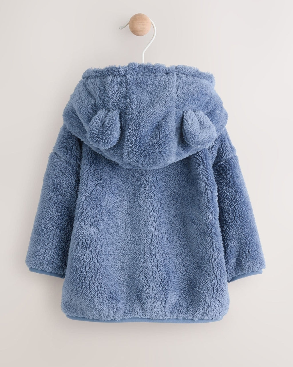 Navy Fleece Zip Up Baby Jacket