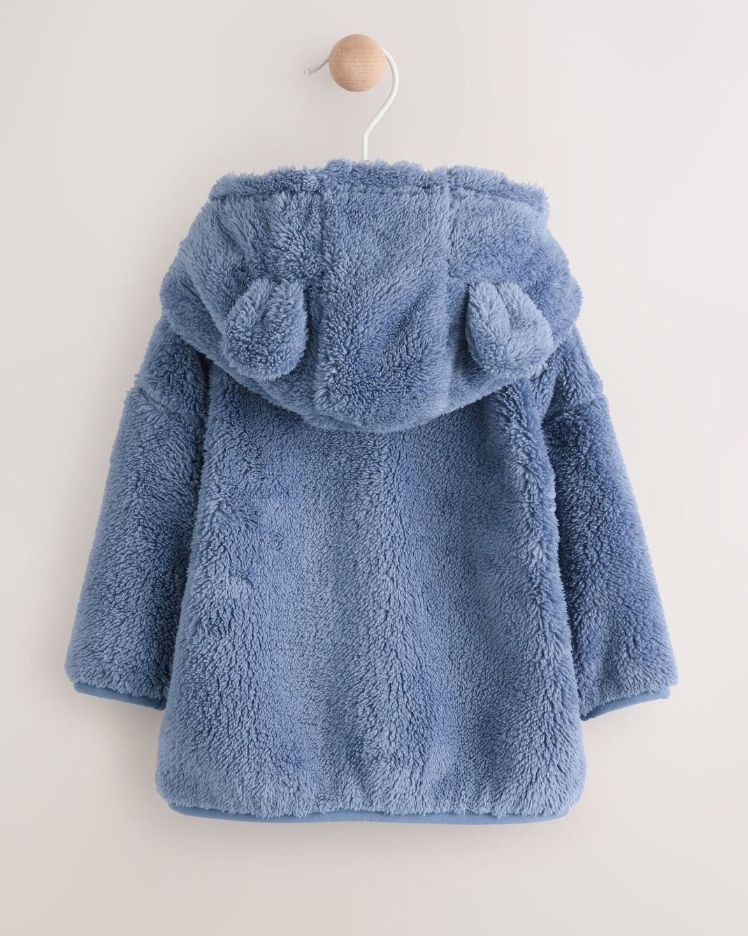 Navy Fleece Zip Up Baby Jacket