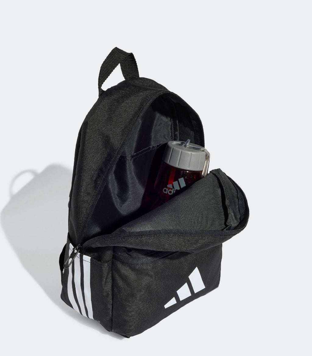 adidas Black 3 Bar Kids Backpack