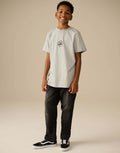 Washed Black Loose Fit StretchJeans