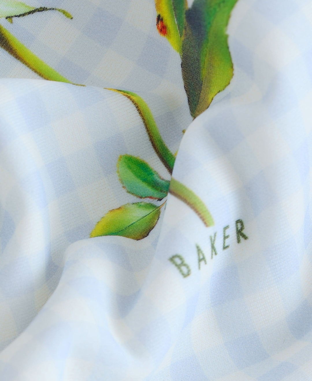 Baker by Ted Baker Gingham Print
Puff Sleeve Swimsuit