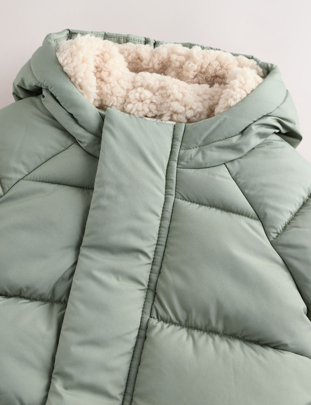 Sage Green Baby Puffer Jacket