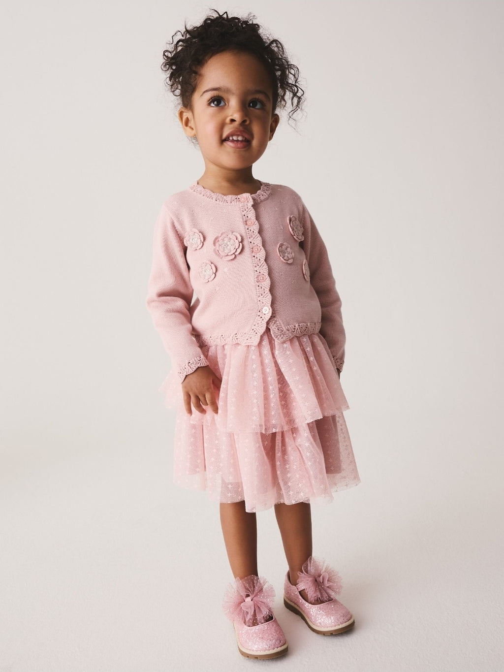 Pink Party Occasion Skirt Set