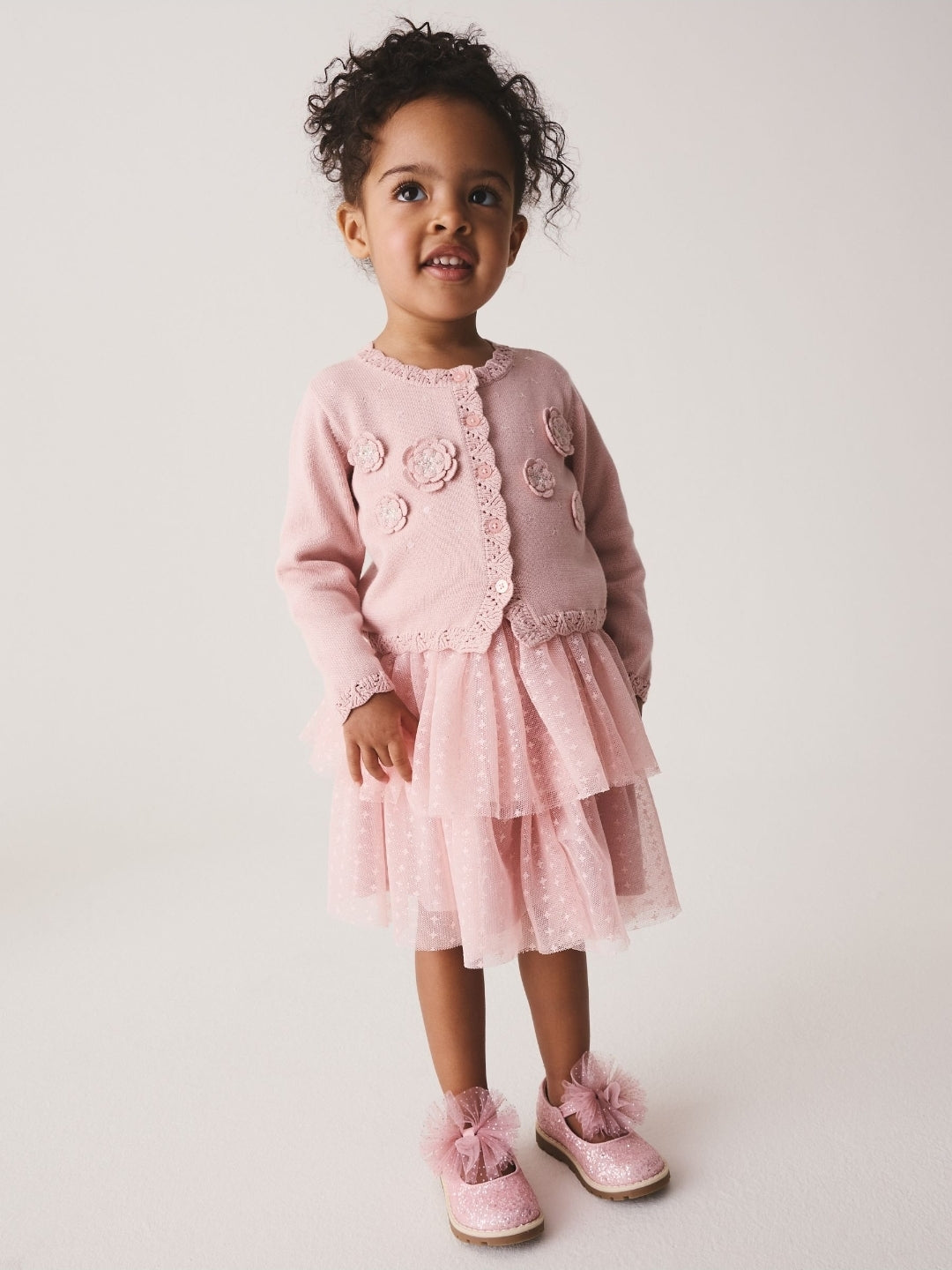 Pink Party Occasion Skirt Set
