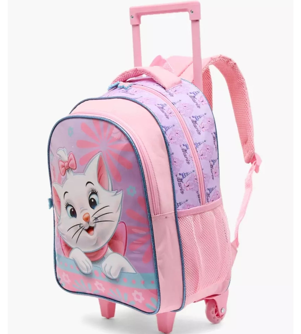 Disney Marie Print 5-Piece School Trolley Bag Set 16 inches