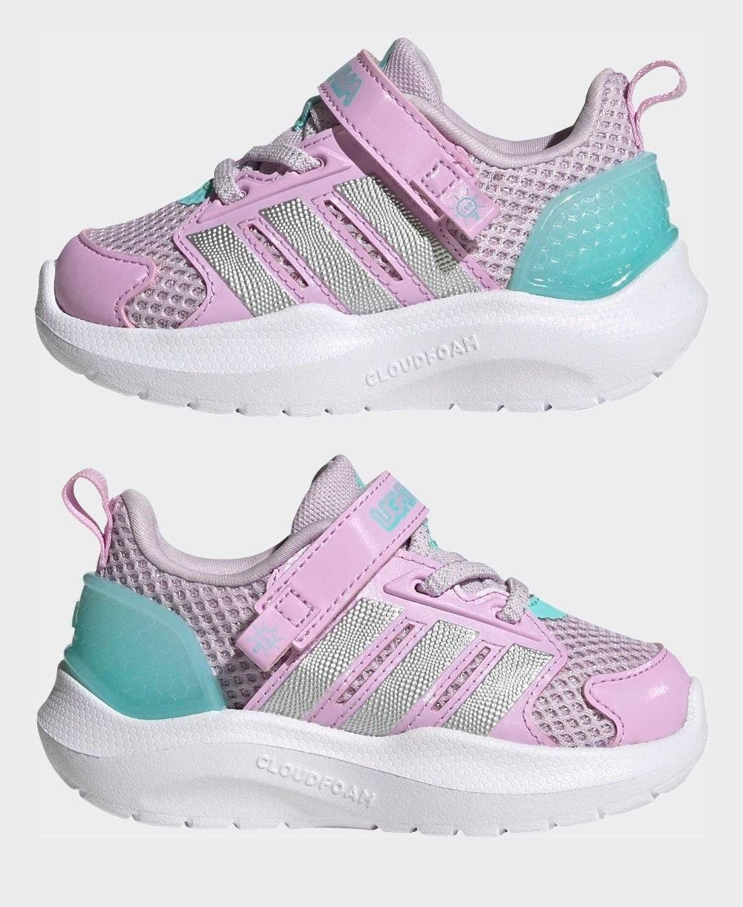 adidas Purple Lightorama Infant Trainers