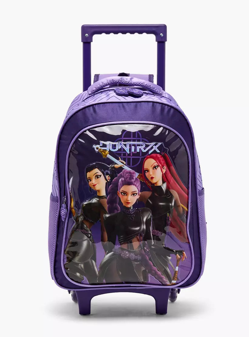 Netflix KPop Demon Hunters 5-Piece School Trolley Bag 18 inch