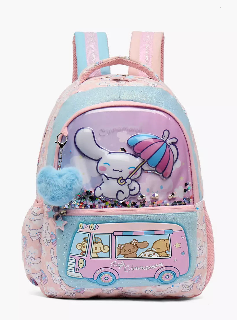 Sanrio Cinnamoroll Print Backpack for Girls  16 inches