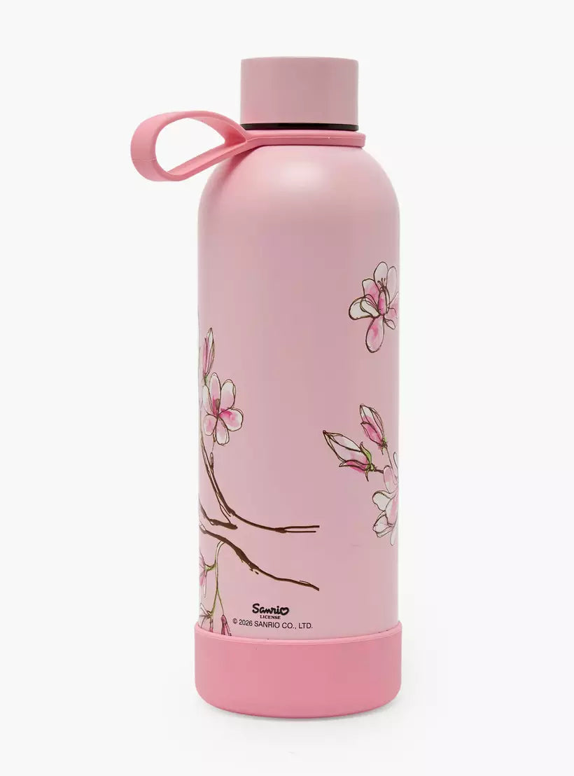 Sanrio Hello Kitty Print Stainless Steel Water Bottle with Loop Handle