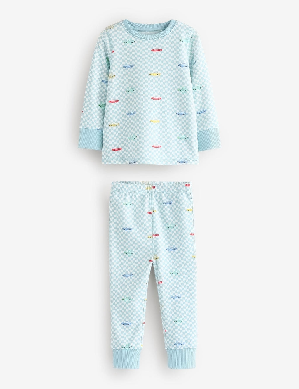 Blue/White Cars Cath Kidston Snuggle Pyjamas 3 Pack