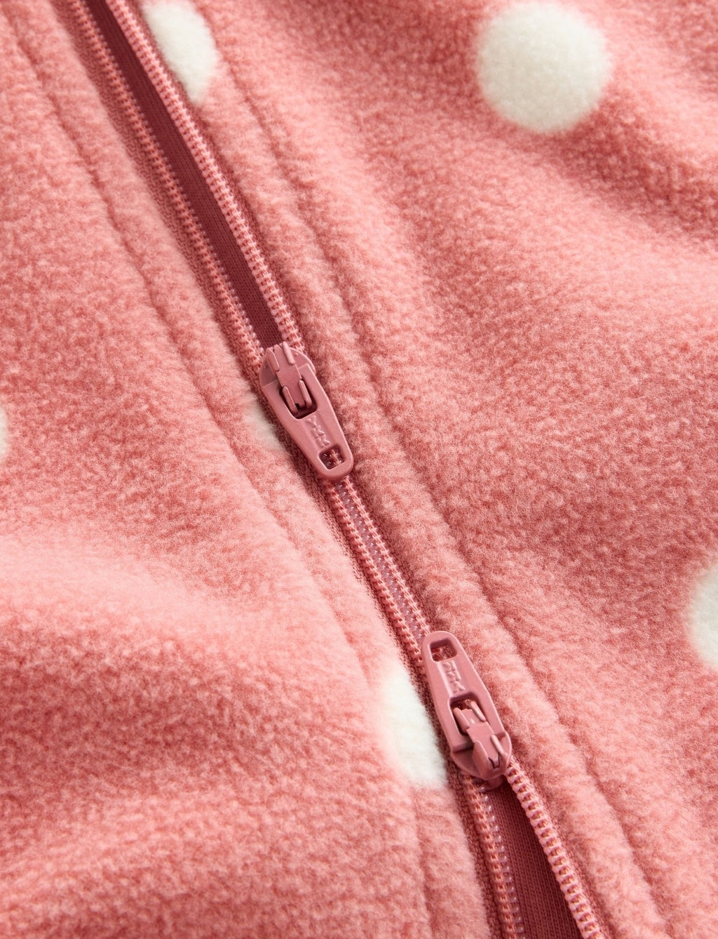Pink Heart Baby Micro Fleece
Two Way Zip Sleepsuits 4 Pack