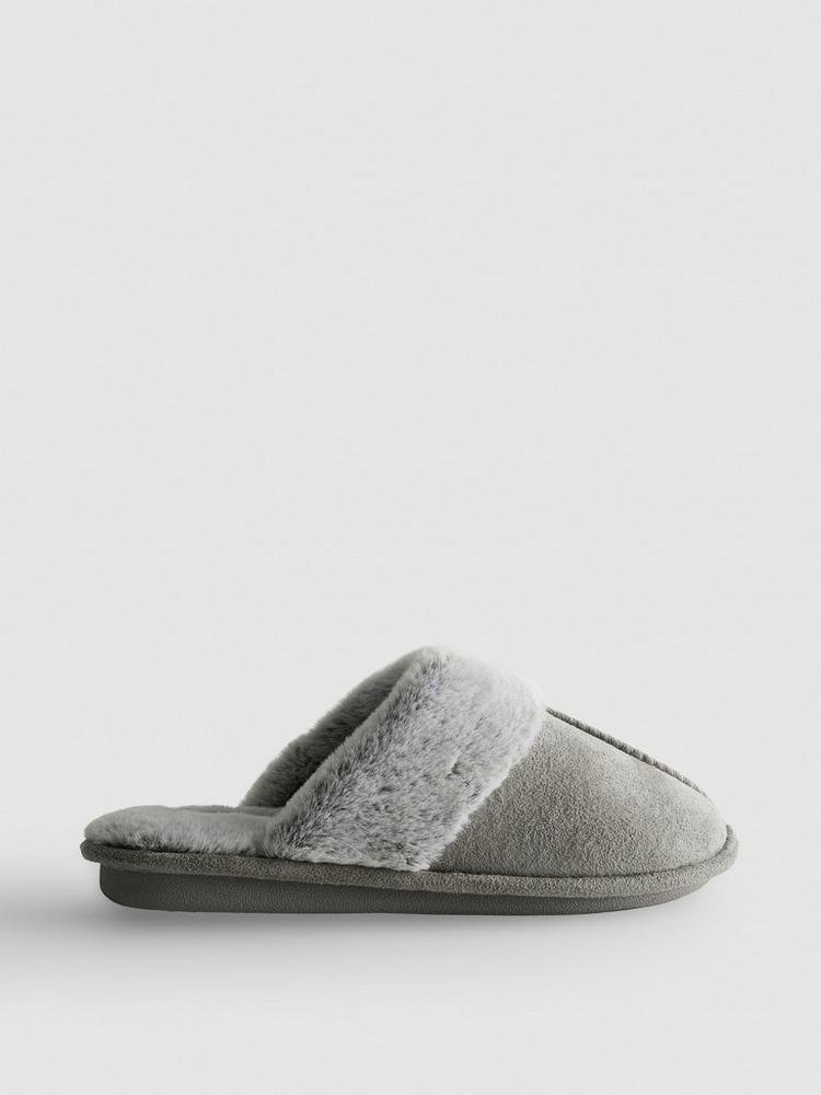 Primark Faux Suede Mule Slippers