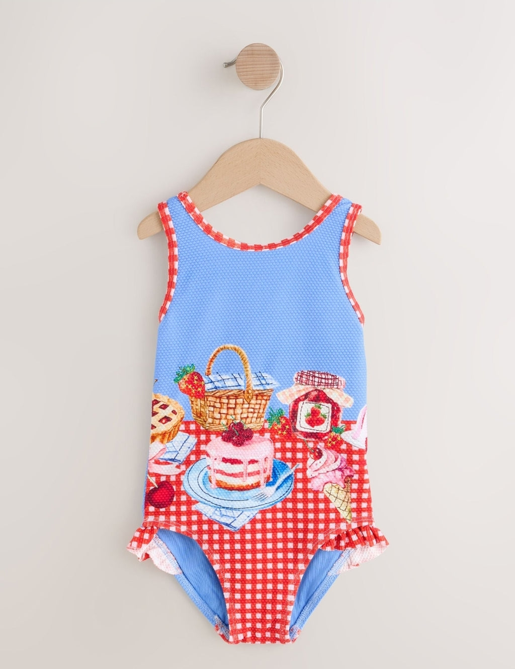 Red/Blue Gingham Picnic Frill Leg
Swimsuit