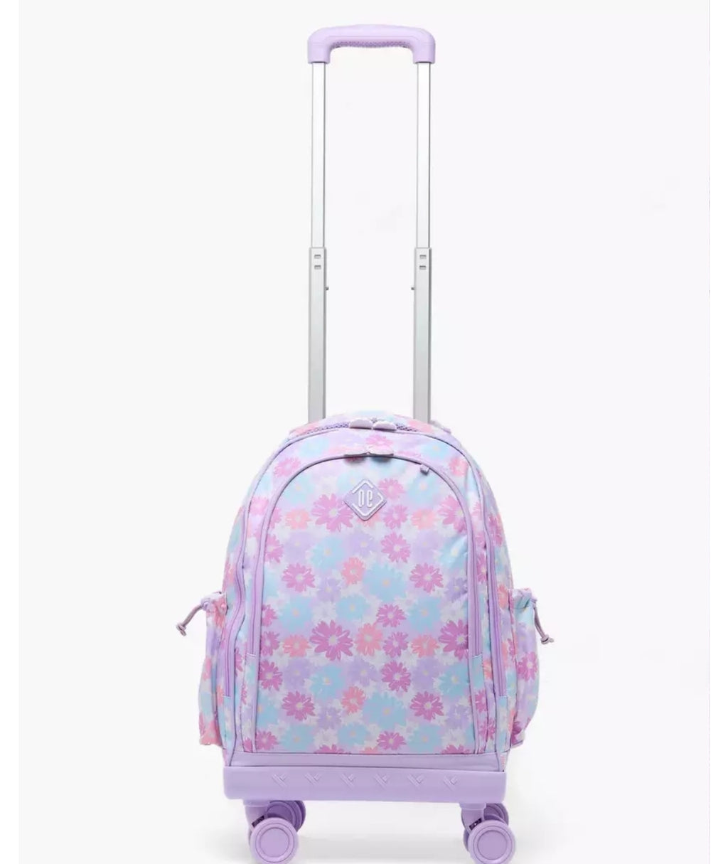 New Expressions Printed 3-Piece Trolley Backpack Set  18 inches