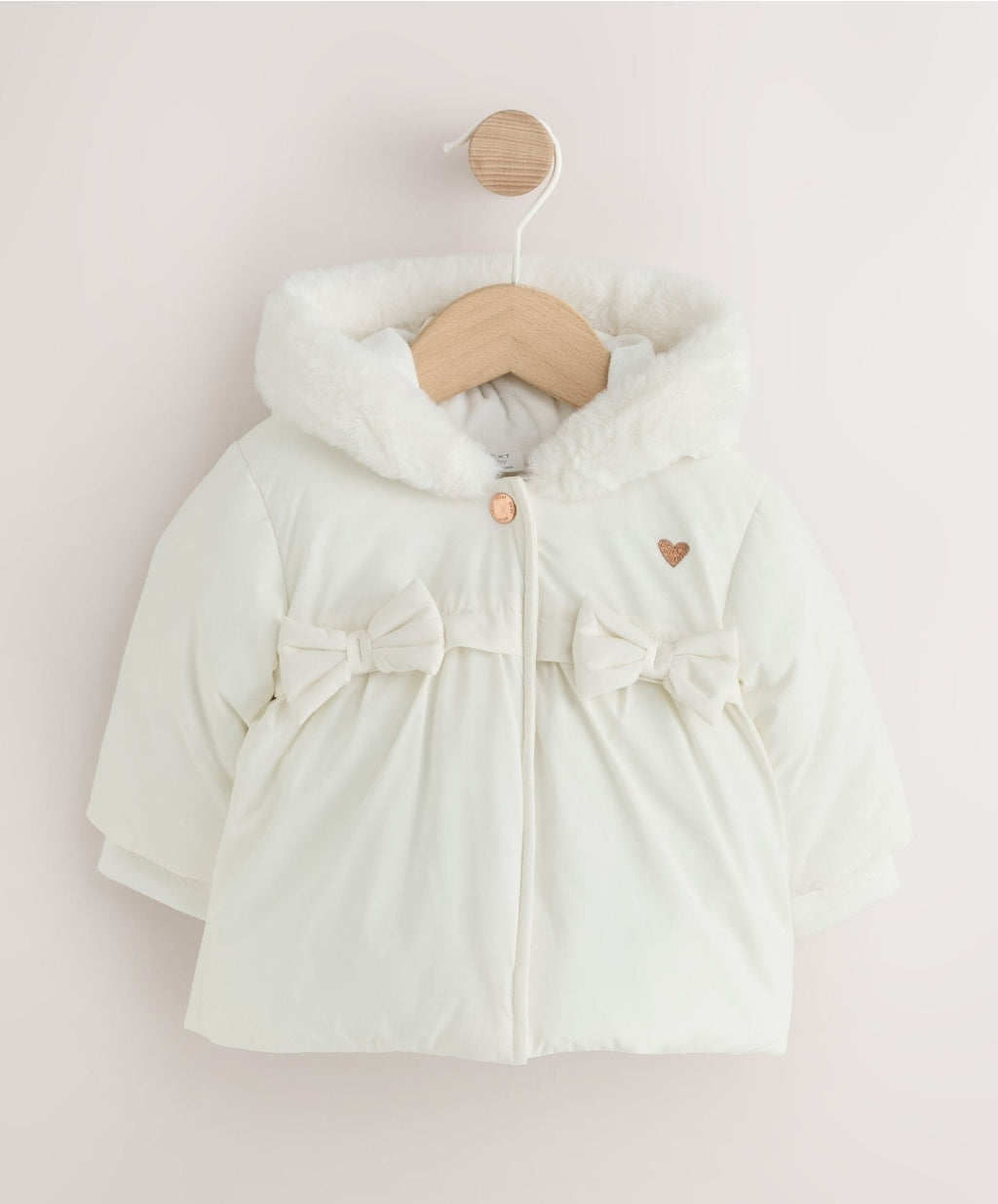 White Puffer Baby Jacket