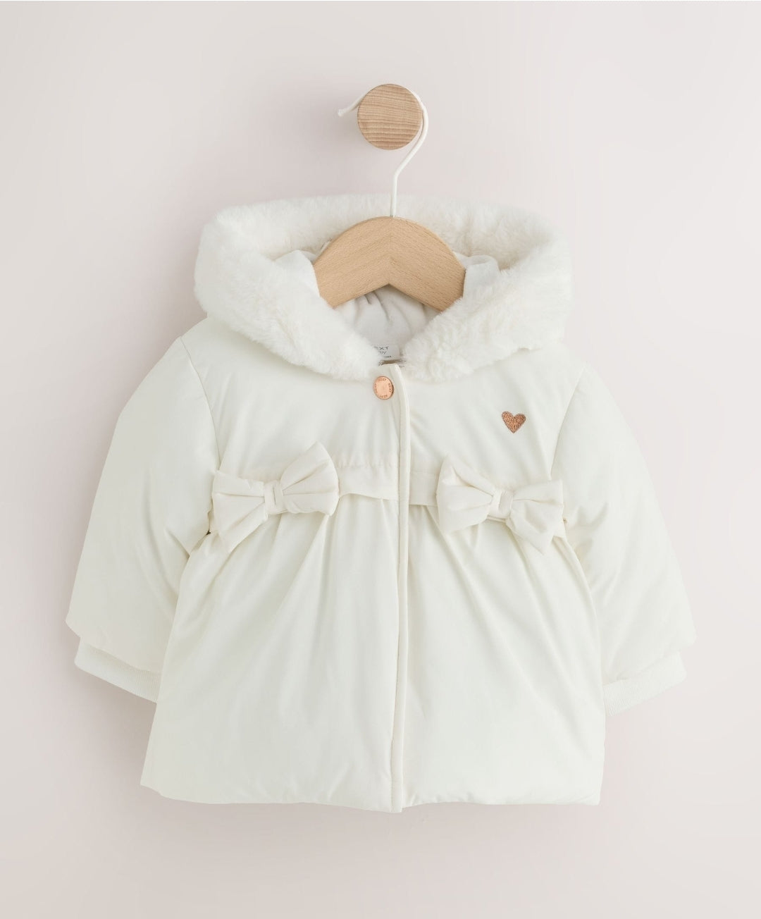 White Puffer Baby Jacket