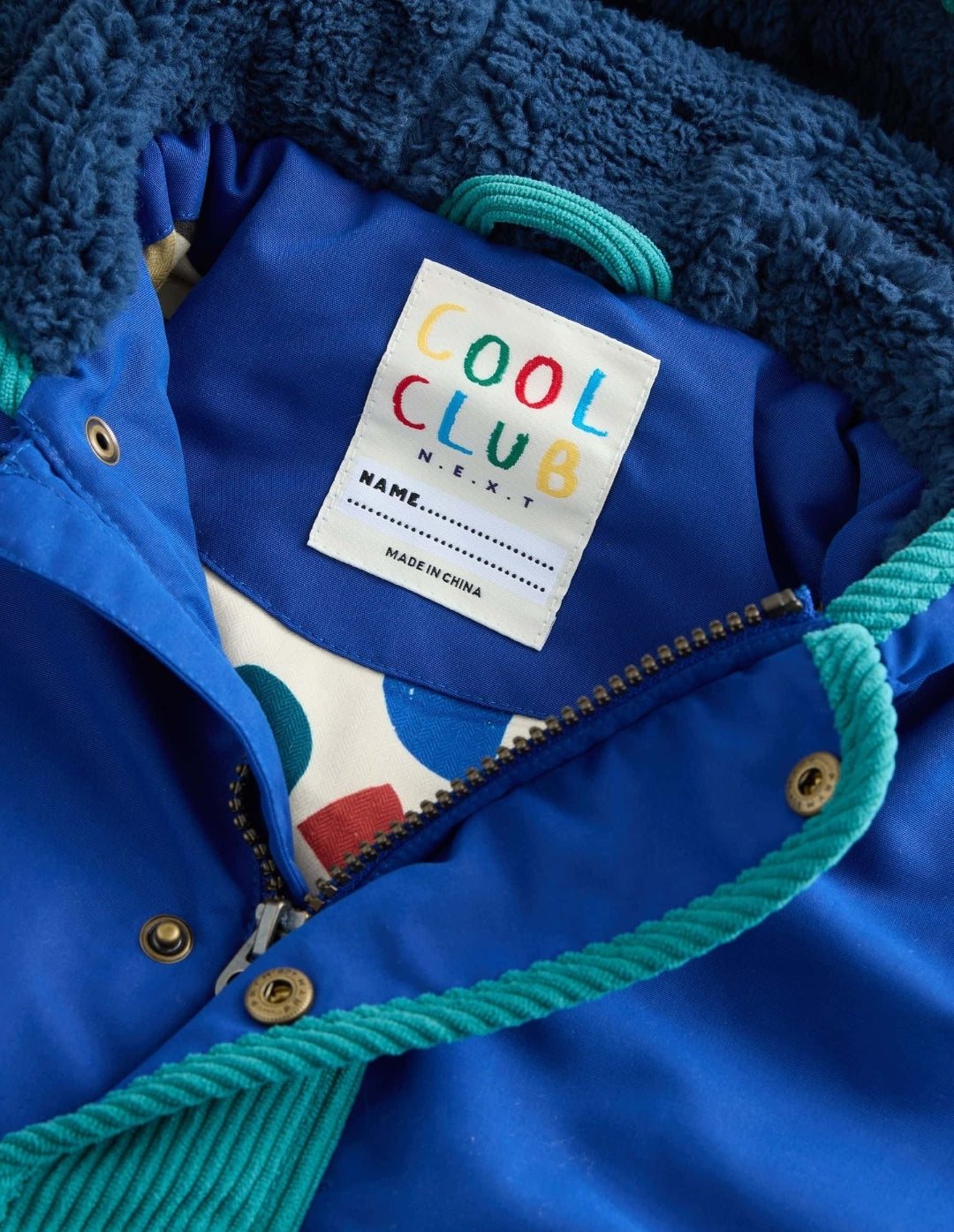 Blue Hooded Jacket