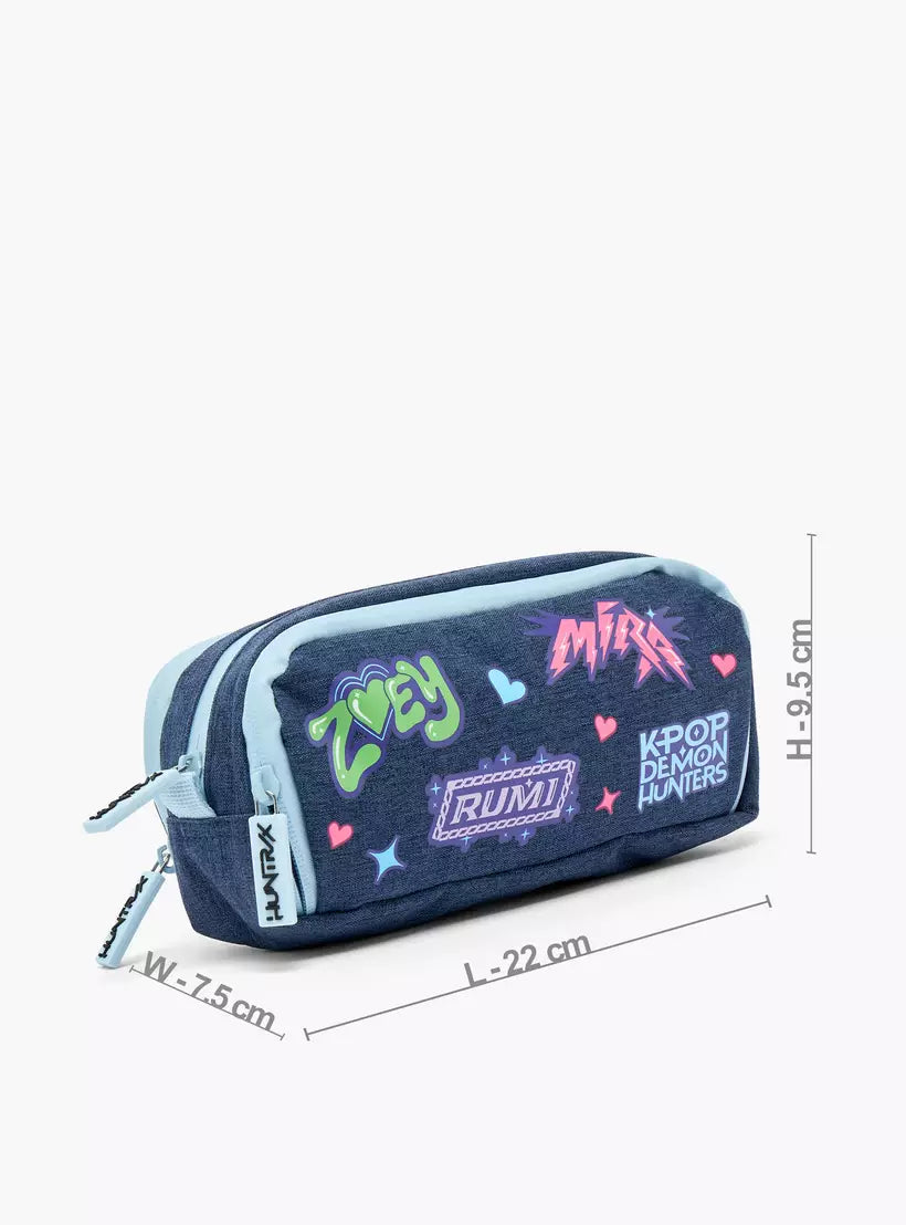 Netflix KPop Demon Hunters Print Pencil Pouch with 3 Compartments