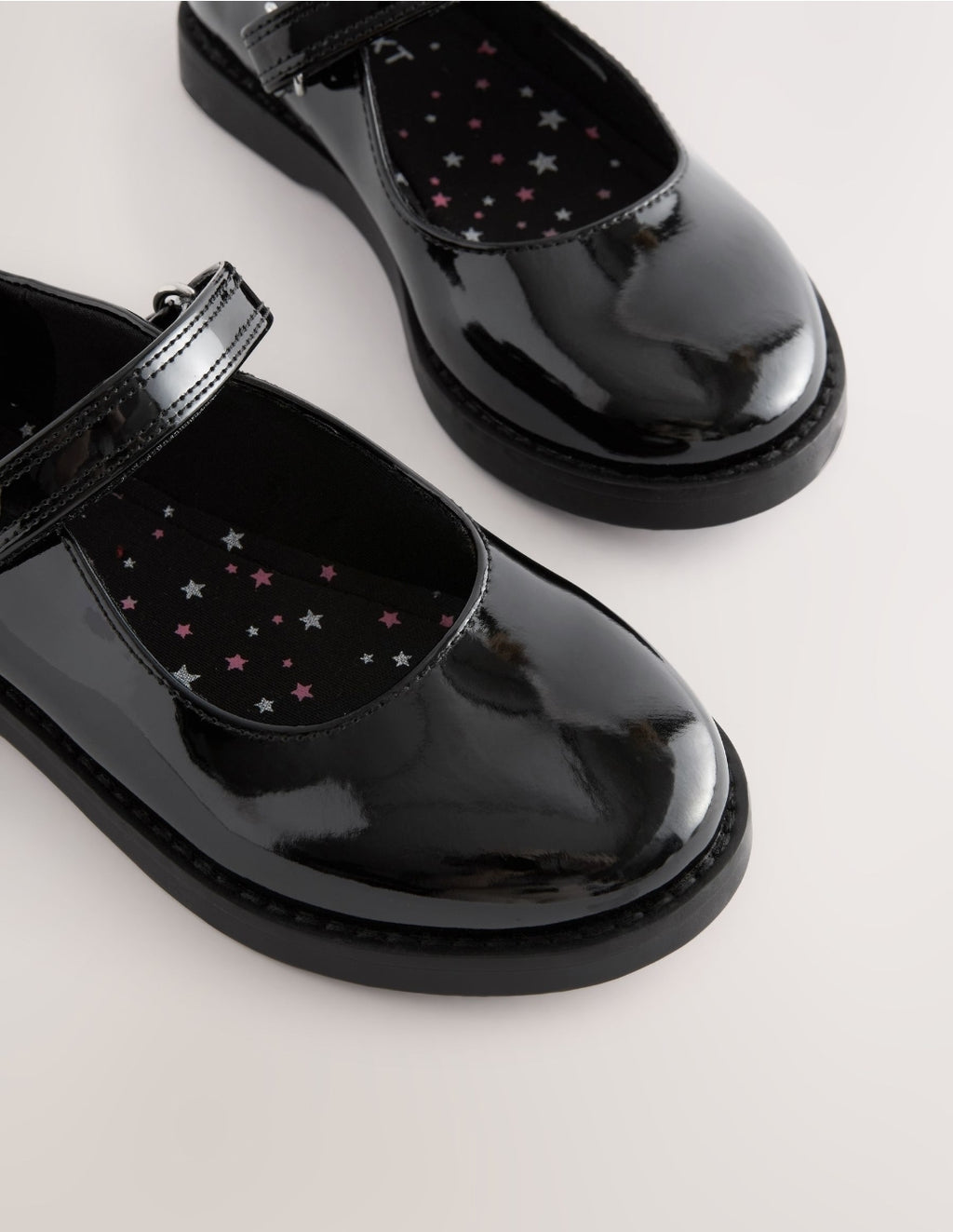 Black Patent School Mary Jane Shoes
