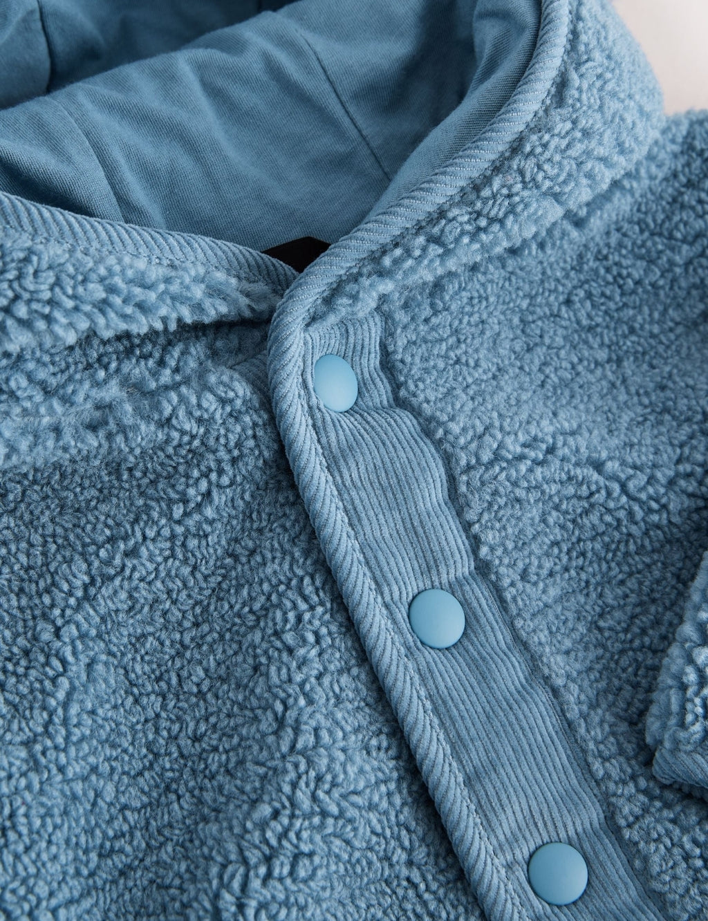 Blue Hooded Fleece