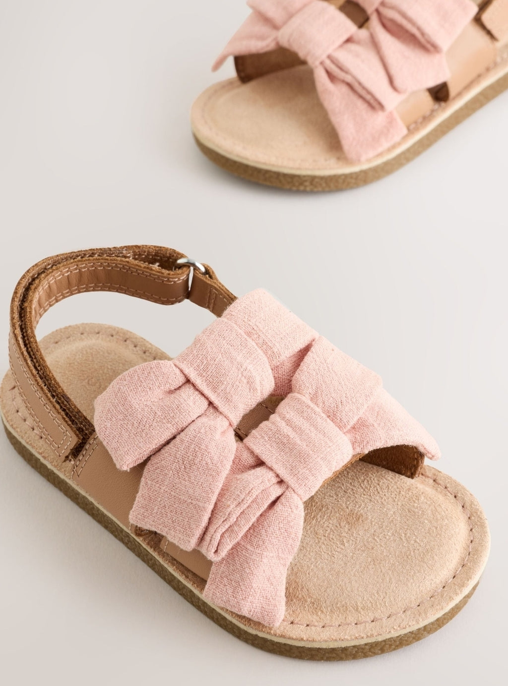 Pink Bow Sandals