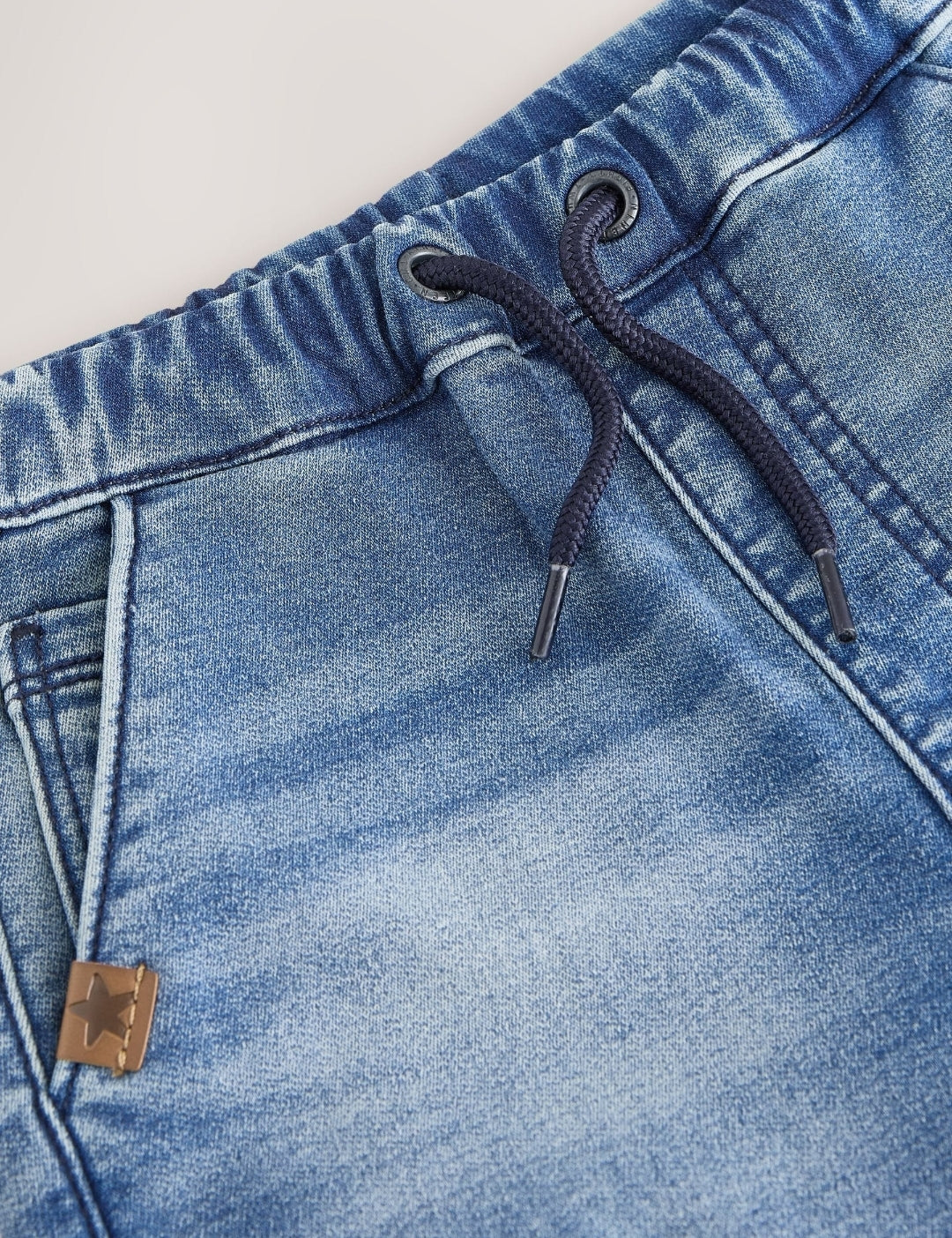 Mid Blue Comfort Stretch Wide Cargo
Jeans