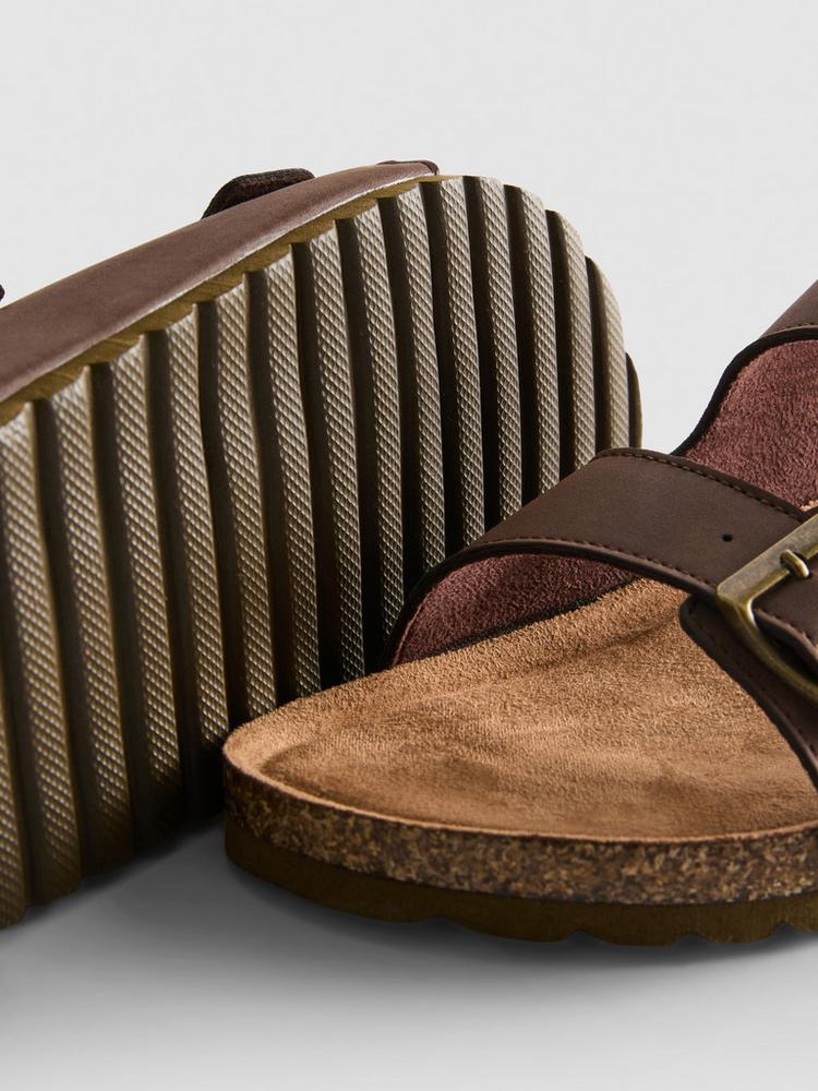 Double Buckle Strap Sandals