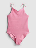 Textured Beaded Swimsuit
