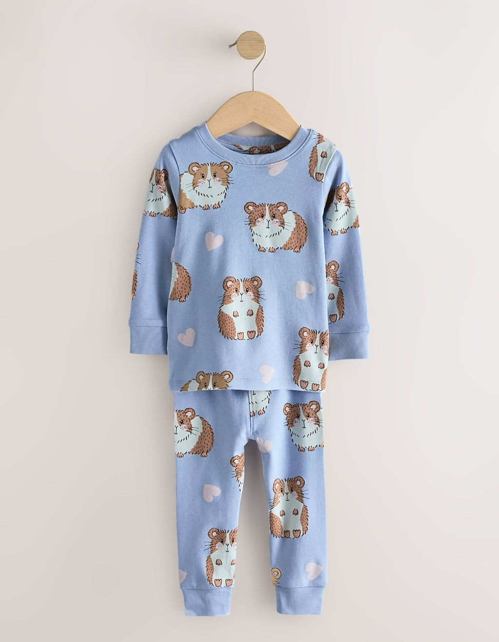 Yellow/Blue Snuggle Pyjamas 3 Pack