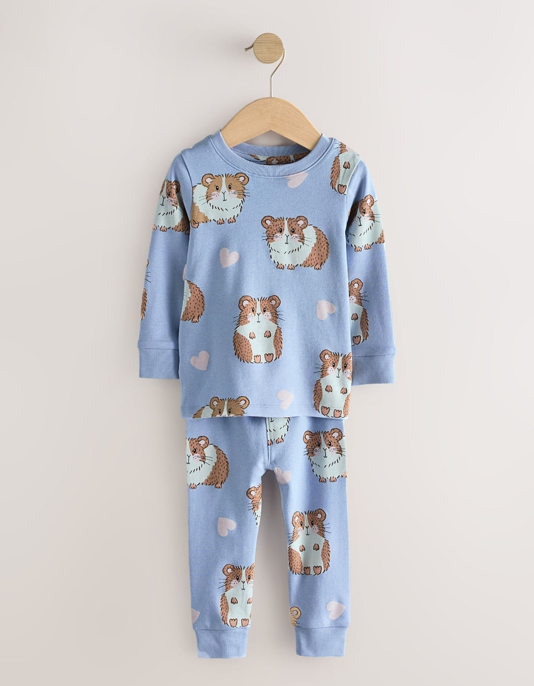 Yellow/Blue Snuggle Pyjamas 3 Pack