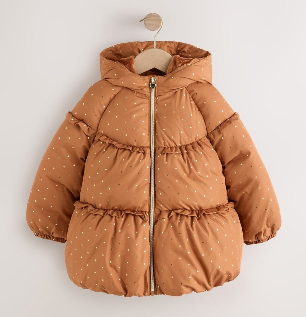 Toffee Gold Shower Resistant Padded Coat
