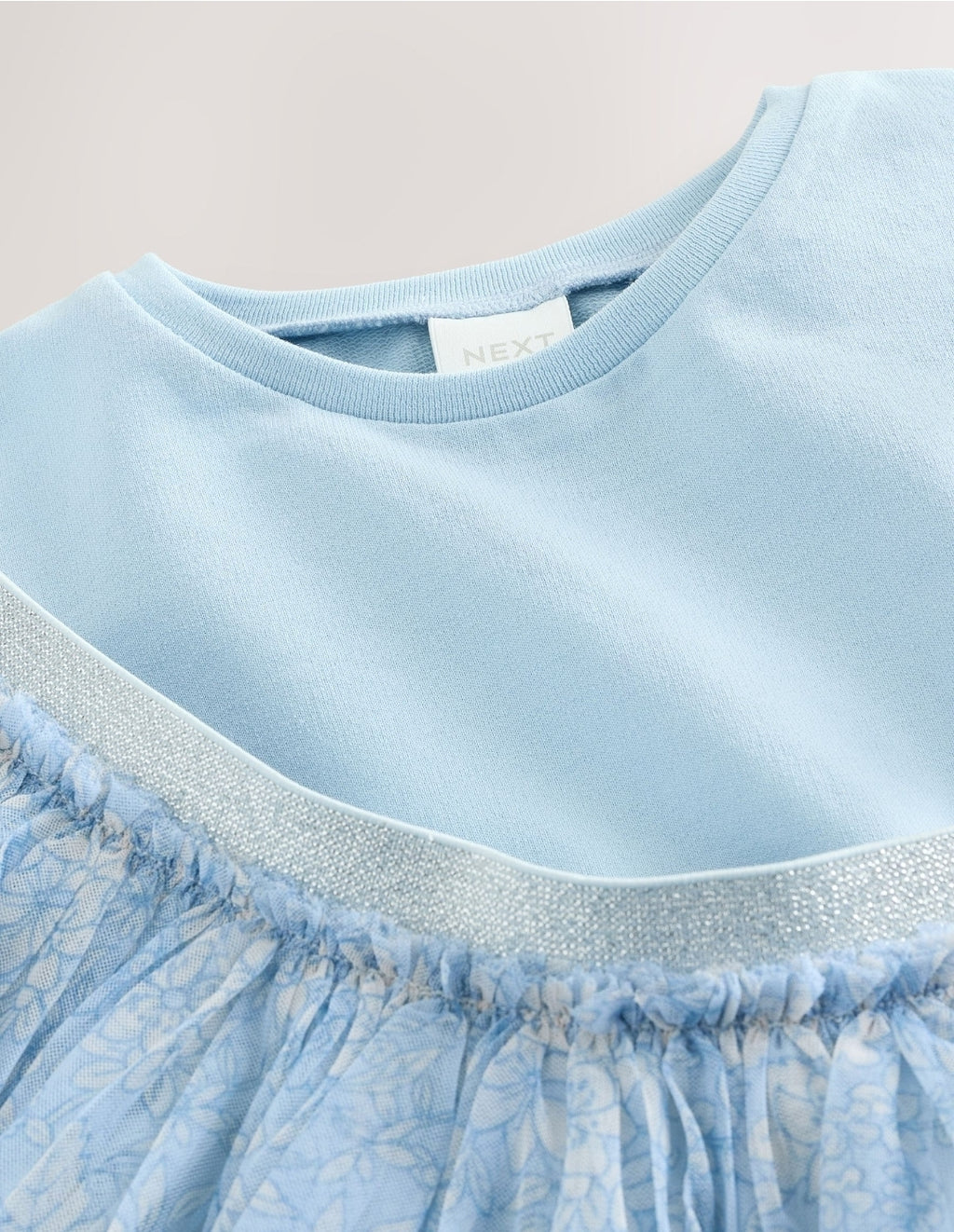 Blue Top and Tutu Skirt Set