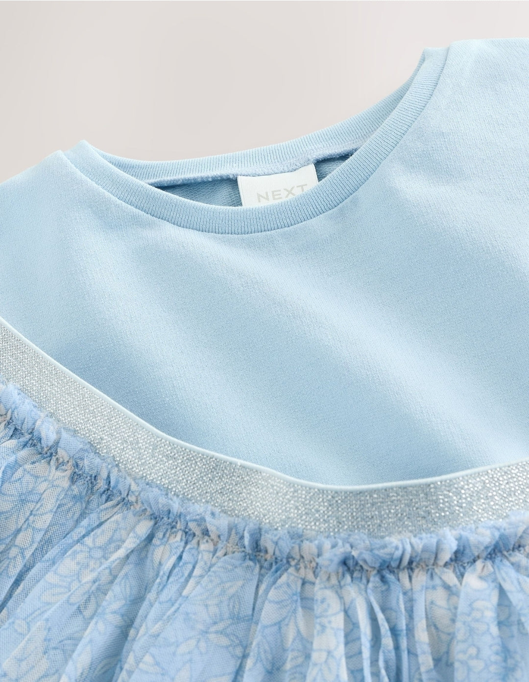 Blue Top and Tutu Skirt Set