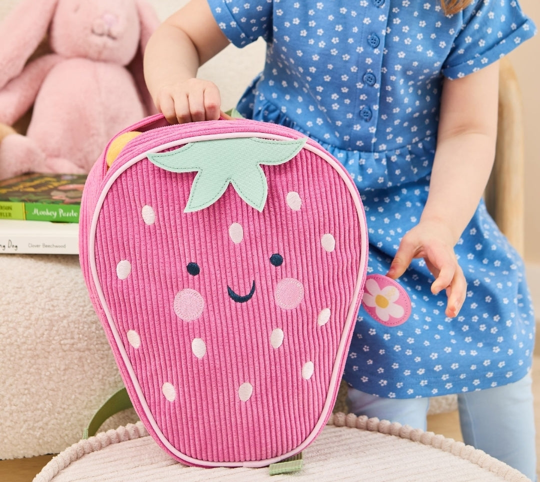 JoJo Maman Bébé Strawberry Character Backpack 12 inches