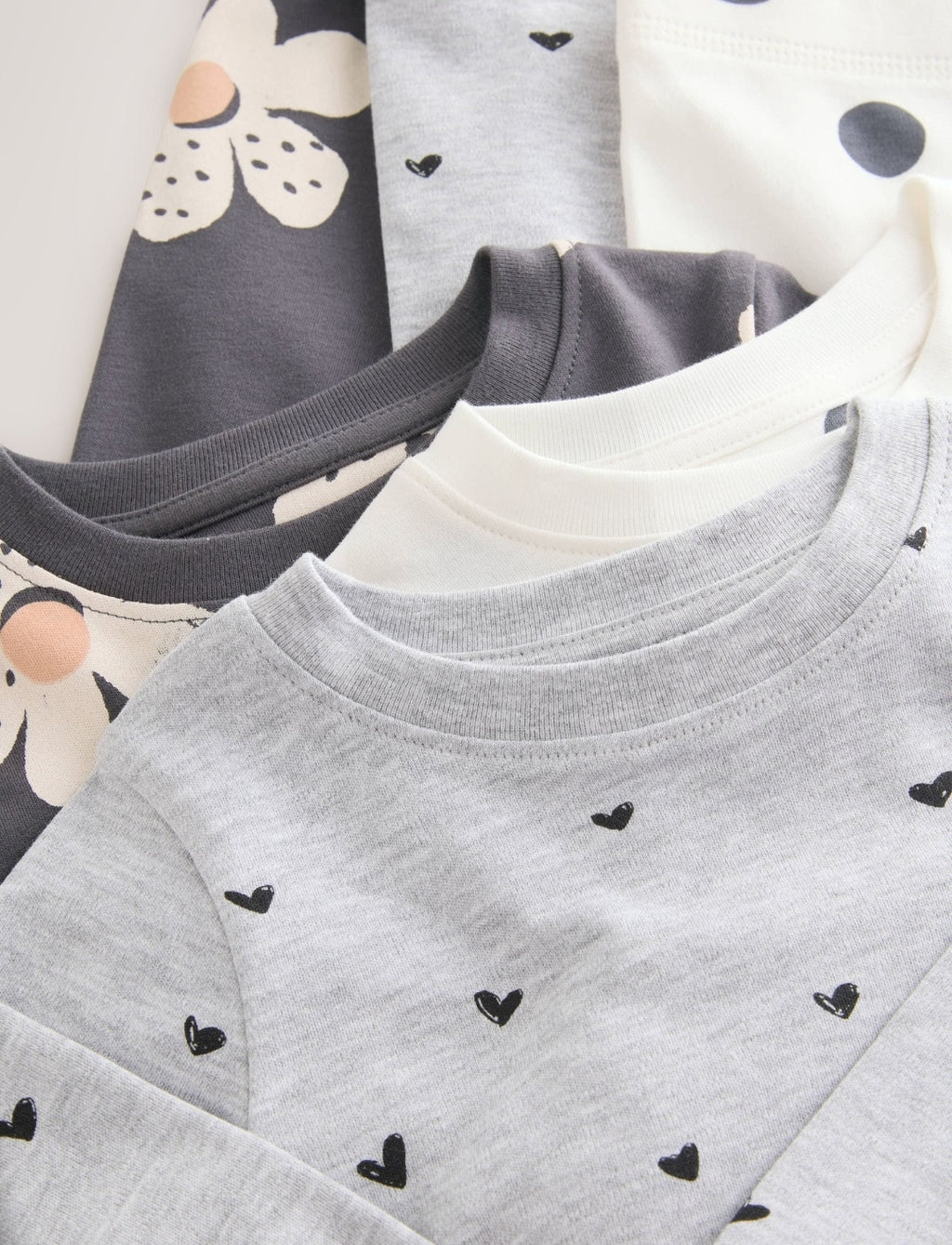 Monochrome Snuggle Pyjamas 3 Pack