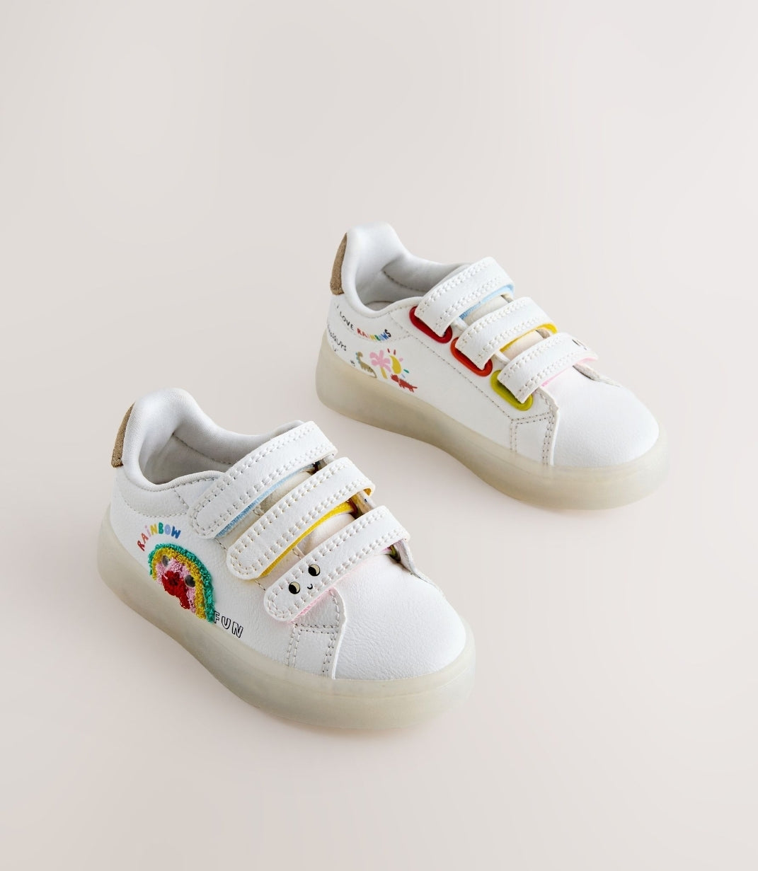 White Touch Fastening Light Up
Trainers