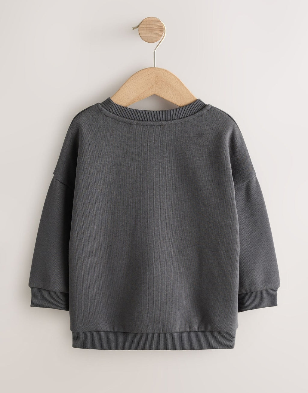 Charcoal Grey Cool Kid Printed Crew Neck Sweat Top