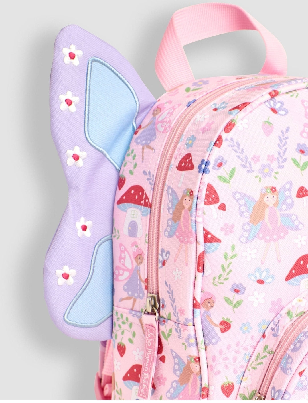 JoJo Maman Bébé Fairy Printed Backpack with Wings 12 inches