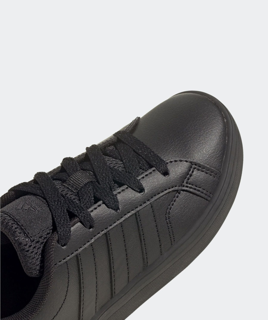 adidas Black Lace Up VS Pace 2.0 Kids Trainers