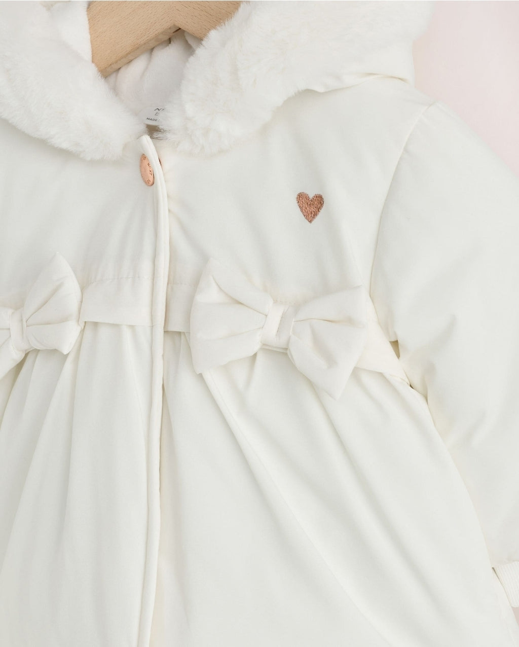 White Puffer Baby Jacket