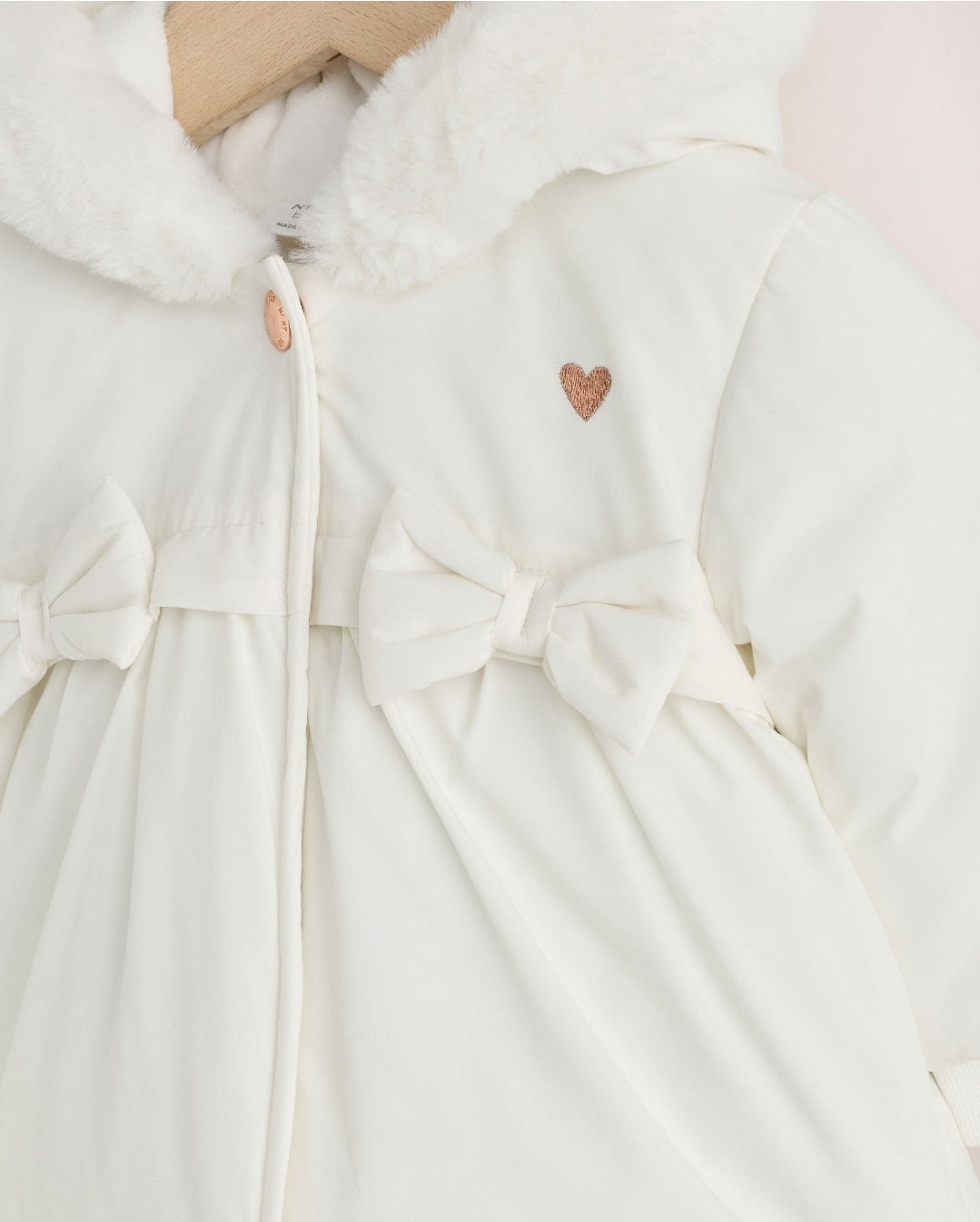 White Puffer Baby Jacket