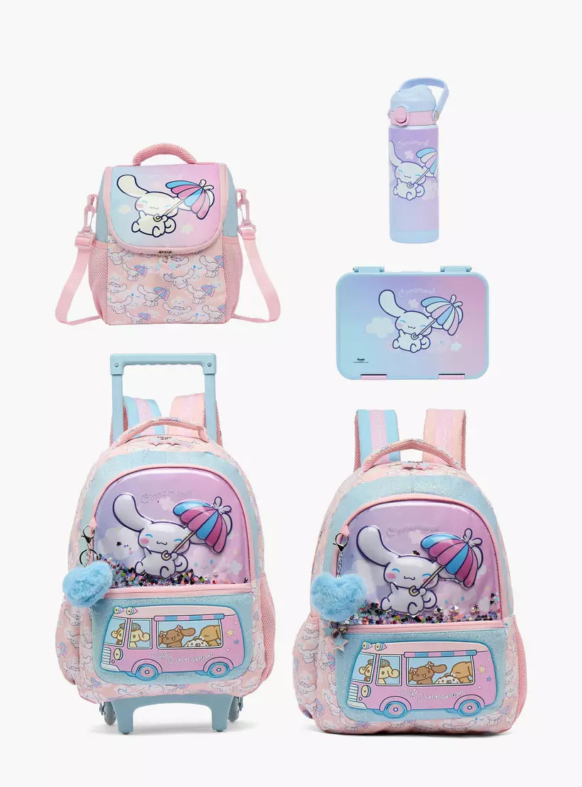 Sanrio Cinnamoroll Print Backpack for Girls  16 inches